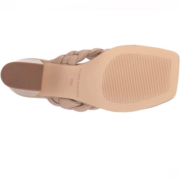 NIB Marc Fisher Galynite Braided Thong Heel Sandals 9M - Picture 4 of 12